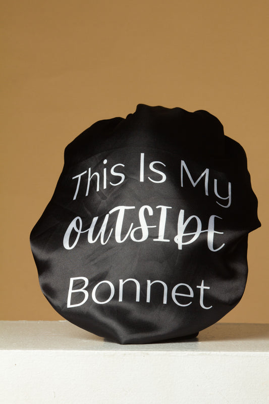 Double Lined Satin Outside Bonnet
